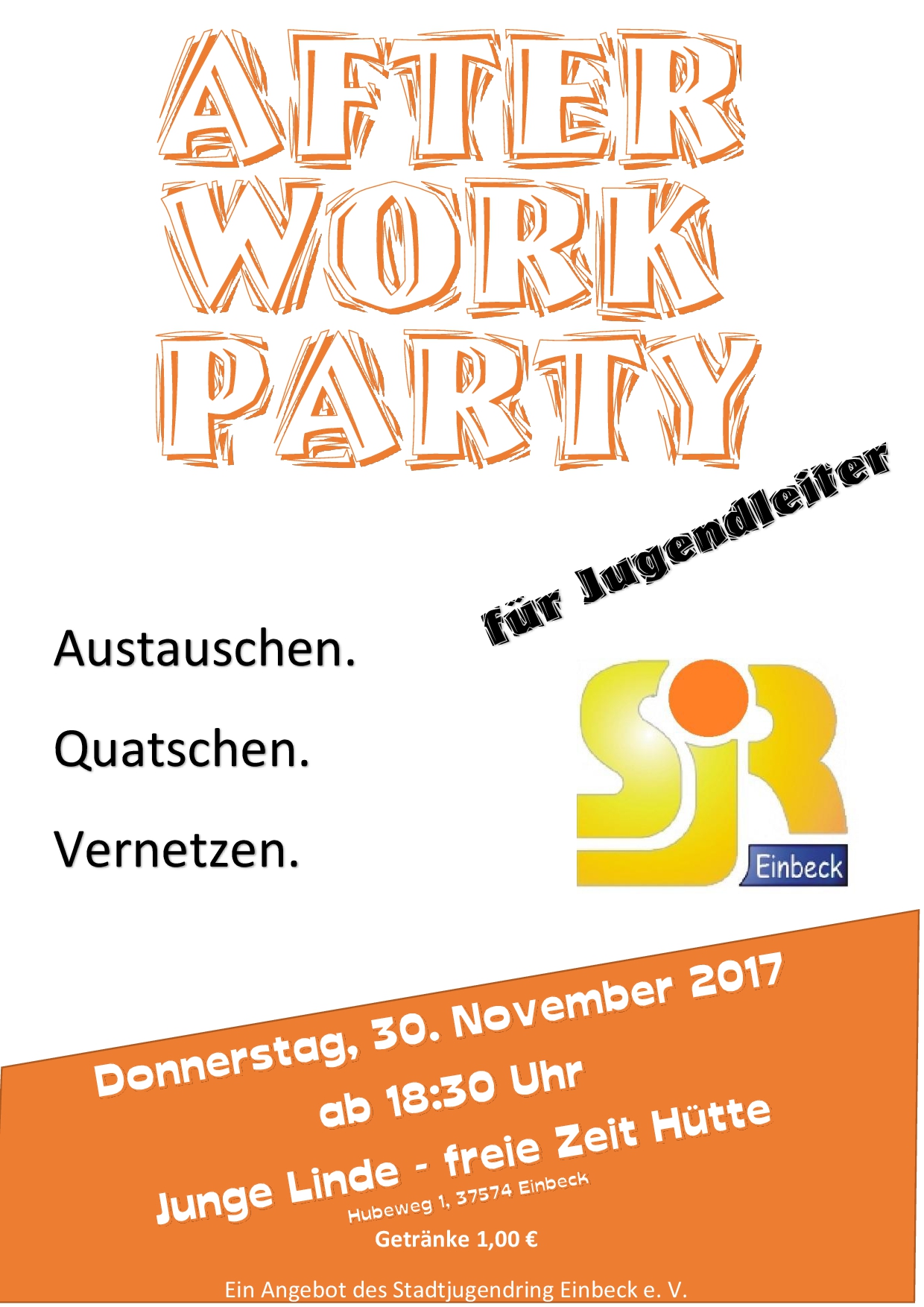 Zweite After-Work-Party für Jugendgruppenleiter